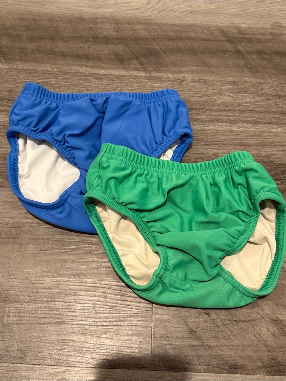 Kids Swim Training Pants - Blue and Green